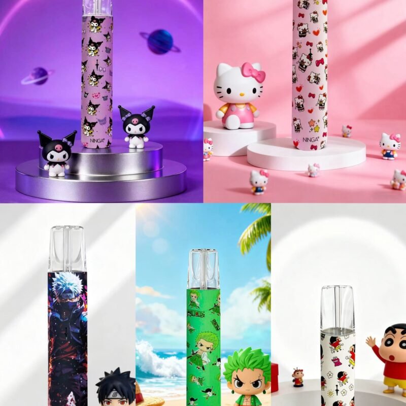 NINGA一代主機｜動漫聯名限定款：航海王・蠟筆小新・庫洛米個性化霧化桿」